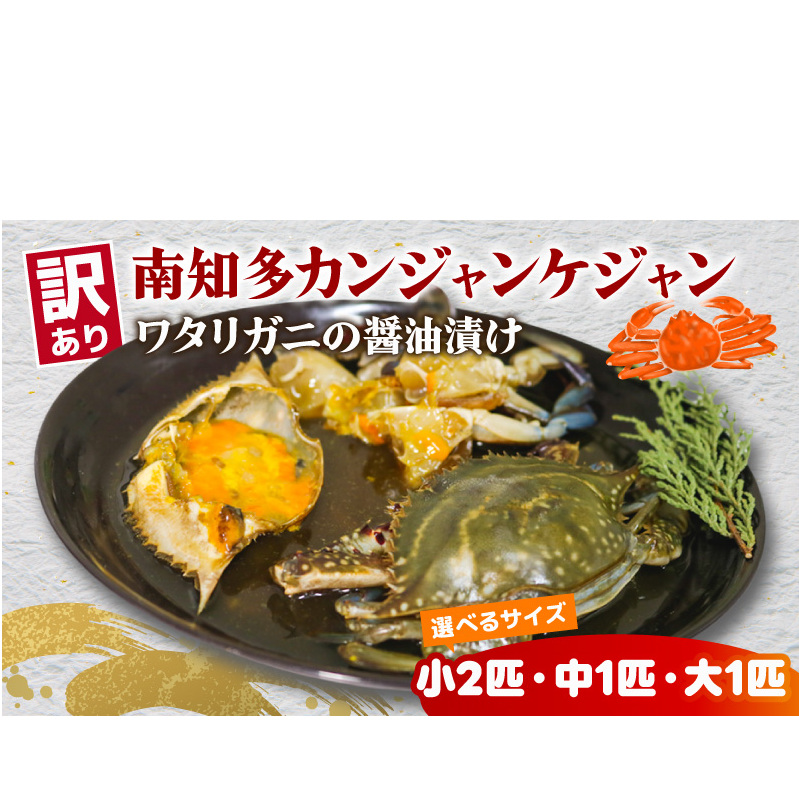 [選べる サイズ]訳あり 南知多カンジャンケジャン カンジャンケジャン ワタリガニの醤油漬け 魚介 魚介類 ワタリガニ 渡蟹 蟹 新鮮 グルメ カニ お米 に合う コメ に合う こめ に合う ご飯 のお供 おすすめ 韓国料理 韓国グルメ ケジャン おいしいカニ 晩酌 肴 おかず そうめん 雑炊 濃厚 内子 海の幸 国産 夕食 万能 まるごと ふるさと納税カニ 自家製ダレ 蟹の旨味 愛知県 南知多