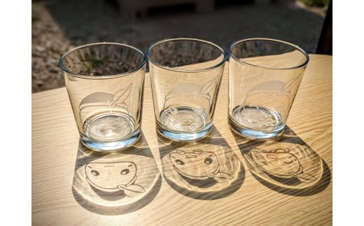 【毛呂山町マスコットキャラクター】もろ丸くんタンブラーグラス(2個セット)