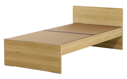 No.473-02 組み立て式　394-op-migusa　引出付　日本製 セキスイMIGUSA畳使用 国内生産デザイン畳ベッド（セミダブル）【フレーム色：ナチュラル（85）】【畳：ブラウン（BR）】 ／ 寝具 抗菌仕様 頑丈 安全 国内生産 愛知県