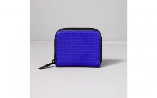 ミニマム財布/ ブルー M074