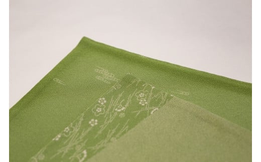 （薄萌黄色）【江戸小紋 石塚染工】江戸小紋オリジナル袱紗 | 袱紗 ふくさ 手染め 和装小物 贈答 冠婚葬祭 高級 伝統 送料無料 東京 八王子