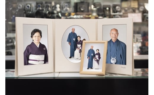 ご両親へのプレゼントにも。美肌修整付きの「素敵なポートレート写真撮影」(ご夫婦用)| ポートレート 撮影 夫婦 プロ 記念 贈答用 思い出 送料無料 東京 八王子