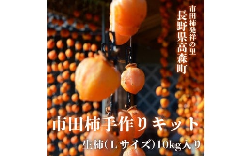 市田柿手作りキット 長野県 信州 南信州 高森町 生柿 果物 くだもの 干し柿 柿 市田柿本舗 市田屋