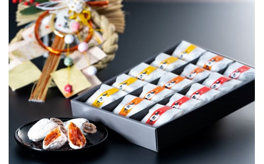 【数量限定】市田柿 化粧箱(華) 15個入り 12月末より出荷開始 長野県 信州 南信州 高森町 柿 干し柿 贈答用 ギフト 個包装 3L 大粒 ドライフルーツ お茶請け 高級 和菓子 スイーツ プレゼント 自然食品 いちだ農産