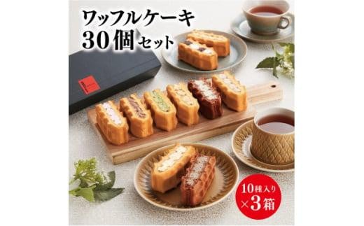 <R.L(エール・エル)>ワッフルケーキ定番30個セット(10種入り×3箱)