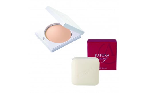 カツウラ化粧品 UVパウダー・石けんセット