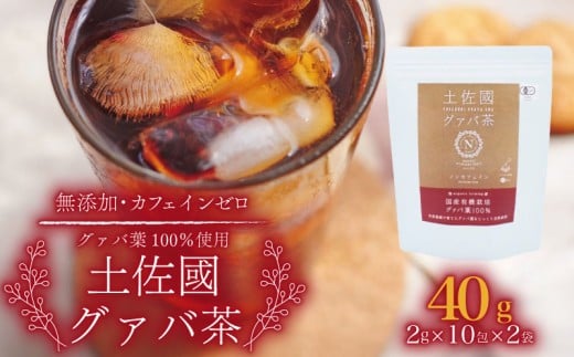 国産有機栽培グァバ葉100%使用 土佐國グァバ茶 2g×20包 | お茶 飲料 茶 おちゃ 飲み物 グアバ 葉  国産 人気 おすすめ 食物繊維 高知県 南国市