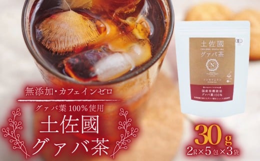 国産有機栽培グァバ葉100%使用 土佐國グァバ茶 2g×15包 | お茶 飲料 茶 おちゃ 飲み物 グアバ 葉 国産 人気 おすすめ 食物繊維 高知県 南国市