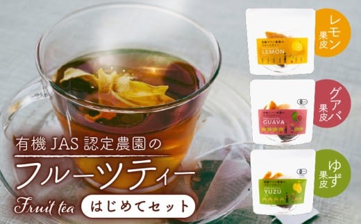 フルーツティーはじめてセット | フルーツティー フルーツ お茶 セット ティーバッグ 有機JAS認定 高知県 南国市