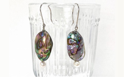 あこや真珠ベビー/アバロンシェルピアス【パール ピアス 高級 しんじゅ あこや ファッション ギフト 贈り物 贈答 母の日  人気 おすすめ 高知県 南国市】