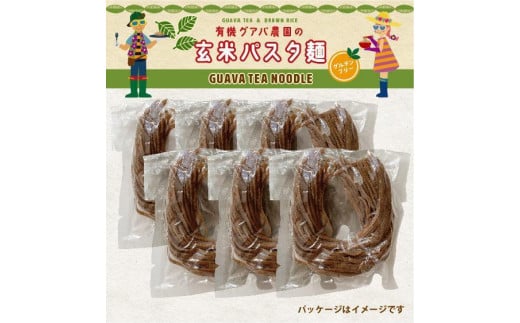有機グアバ農園のグルテンフリー玄米パスタ麺 100g×6袋セット【グルテン フリー ダイエット 健康 食品  人気 おすすめ 高知県 南国市】