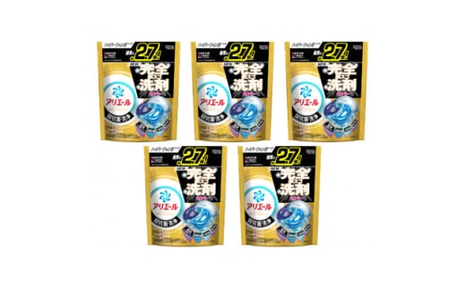 P&G アリエールジェルボールプロパワー つめかえハイパージャンボサイズ(24個入り)×5個_アリエール 洗剤 ジェルボール 詰め替え 洗濯 洗浄 消臭 抗菌 部屋干し 人気 おすすめ 送料無料 P&G【1591377】