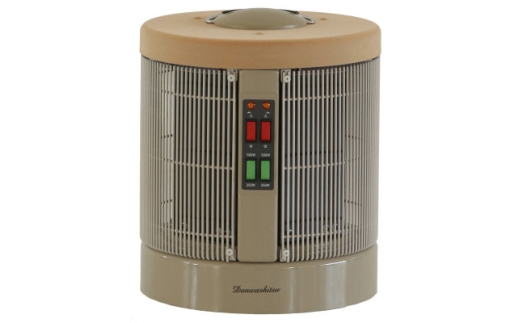 暖話室1000型 植毛加工モデル(ベージュ) 遠赤外線パネルヒーター 日本製・3年間品質保証付【1553489】