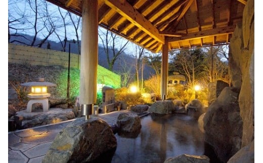 国民宿舎サンレイク草木 ペア宿泊券（1組2名様・1泊2食付き）