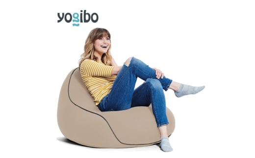 Yogibo Lounger ライトグレー ヨギボー ラウンジャー 1人掛け 一人暮らし ビーズ ソファ ソファー ビーズソファ ビーズソファー ビーズチェア 家具 インテリア 大阪府 岸和田市[№5385-0083]