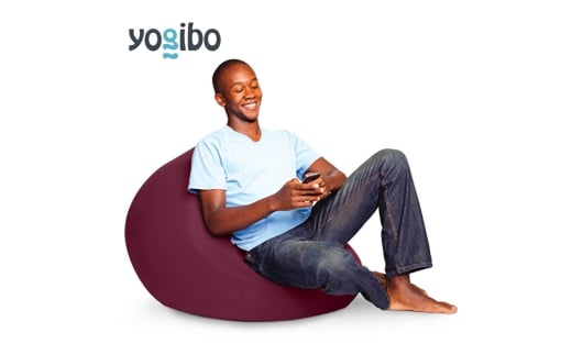 Yogibo Mini ディープ・パープル ヨギボー ミニ ヨギボーミニ ビーズクッション クッション ビーズ ソファ ビーズソファ ビーズソファー 1人掛け 一人暮らし 大阪府 岸和田市[№5385-0094]