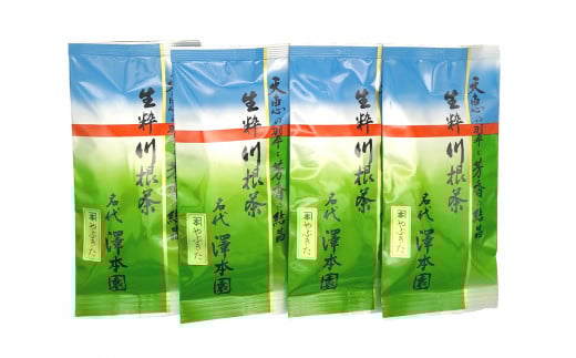 12-8 お茶 茶葉 静岡 煎茶 やぶきた / 生粋川根茶澤本園 ふるさとありがとう21