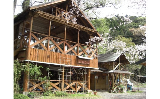 29-1 【1日1組限定】ロッジ風農家民宿「ともしび」ペア宿泊券（素泊まり）