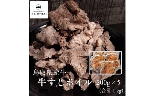 365K.◆鳥取県産牛◆牛すじボイル1㎏(200g×5袋)