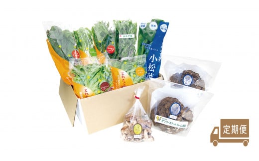 127K.ザ・プレミアム・きのこと採れたて野菜セット〔定期便〕