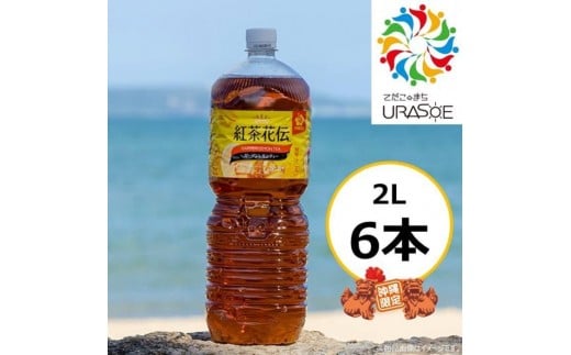 【沖縄限定販売！】紅茶花伝ガーデンレモンティー2L×6本|沖縄県 浦添市 　 紅茶 飲料 ソフトドリンク 人気 レモンティー ガーデンティー 沖縄限定  甘さ控えめ