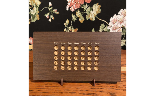 オリジナル卓上万年カレンダー