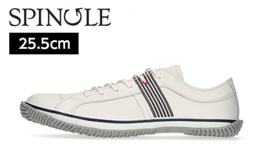 No.970-04 SP-168 White・Navy サイズM(25.5cm) / 靴 牛革 牛スムースレザー リボンテープ スピングル SPINGLE 広島県 スピングルムーヴ スピングルムーブ SPINGLE MOVE