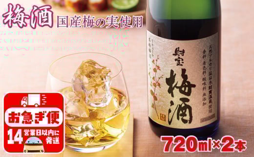 W-22167／濃厚な味わい！梅酒2本