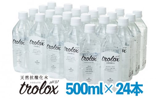 B2-5025/天然抗酸化水トロロックス(500ml×24本)
