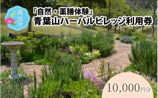 「自然・薬膳体験！」青葉山ハーバルビレッジ利用券10,000円