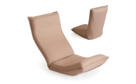 産学連携　リラックス座椅子4ーL　ベージュ【1254819】