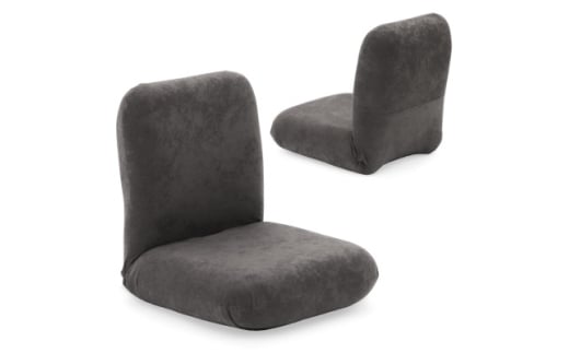 産学連携　あぐら座椅子3　グレー【1296780】