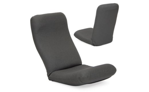 産学連携　リラックス座椅子5ーM　グレー【1455353】