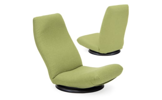 産学連携 回転式 ハイバック座椅子3 グリーン_座椅子 ハイバック チェア 椅子 家具 インテリア 人気 おすすめ 送料無料【1465019】