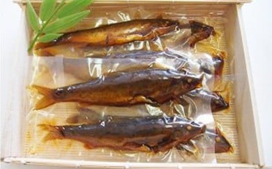【一級河川・江の川の恵み】アユの甘露煮【2尾 5袋 合計 10尾 鮎 養殖 甘露煮 真空 湯煎 川魚 魚介類 小分け】
