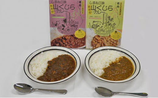 みさと産直 山くじらキーマカレーセット(竹)