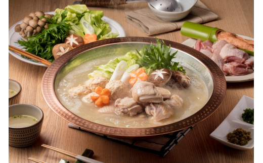 博多華味鳥 水たきセット ちゃんぽん麺付き AV002