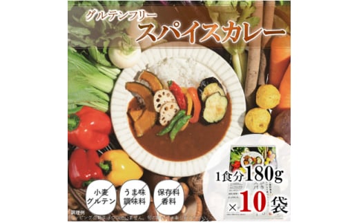 スパイスカレー レトルト 180g×10袋【1534743】