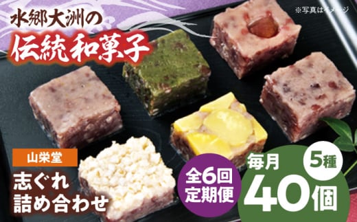 志ぐれ【全6回定期便】和菓子 山栄堂の志ぐれ詰め合わせＡセット（2箱） 定期便 郷土菓子 食べ比べ 栗 柚子 もちもち 小豆 生菓子 そぼろあん あんこ 美味しい おいしい 甘いもの 老舗の味 愛媛県大洲市/大洲市物産協会[AGBM054] おやつ おかし お菓子 和菓子 スイーツ デザート お茶菓子 茶菓子 ティータイム 銘菓 名産品 お土産 しぐれ おすすめ 人気 お取り寄せ 送料無料