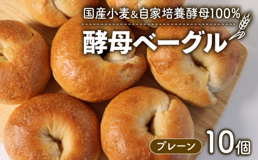 【自家培養酵母】酵母ベーグル 10個 プレーン 国産小麦 パン 個包装 惣菜パン 冷凍パン ベーグル 天然酵母 冷凍 詰め合わせ 小麦 朝食 朝ごはん お取り寄せ 食べ比べ 京都 国産 プレーンベーグル トースト サンドイッチ 酵母 もちもち ふわふわ お取り寄せ 焼き立て 詰め合わせ べーぐる おやつ ランチ