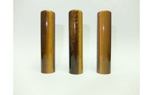 E433タイガーアイ（虎目石）印鑑　13.5㎜×60.0㎜