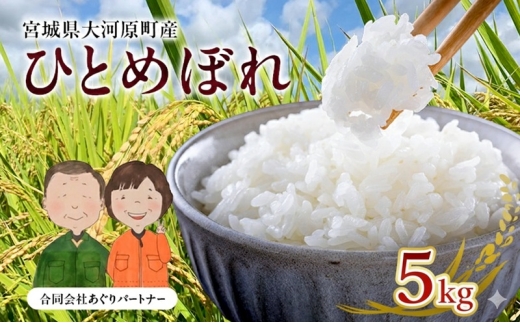 令和7年産 新米 宮城県大河原町産 ひとめぼれ 5kg 米 お米 精米 白米 こめ コメ 令和7年 宮城県産