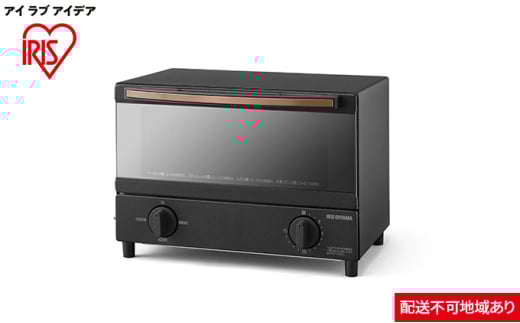 トースター スチームオーブントースター 2枚焼き BLSOT-011-B ブラック アイリスオーヤマ