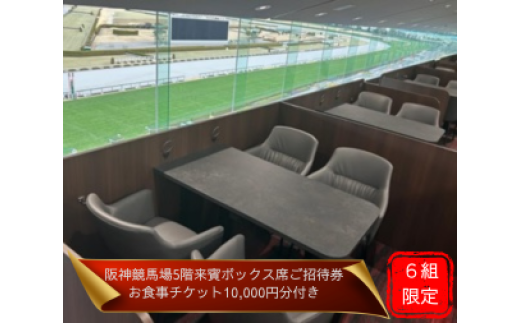 【6組限定】JRA阪神競馬場 9月21日(日)【神戸新聞杯(GⅡ)】競馬観戦5階来賓ボックス席ご招待(お食事チケット付き・ドレスコードあり)