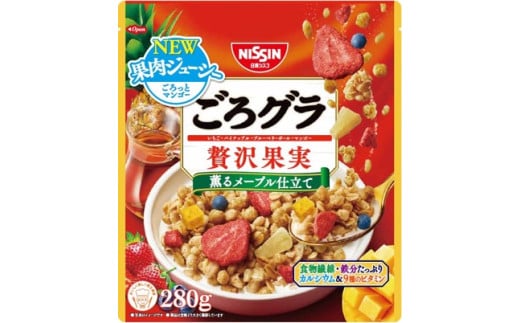 【3か月定期便】日清シスコ　ごろグラ　贅沢果実