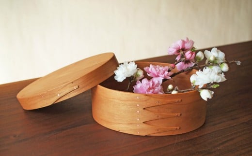 【台数限定】家具職人の手づくりオーバルボックス<#3/小サイズ> シェーカーボックス <4~6ヶ月程度で発送予定(申込状況により遅れる場合あり)>