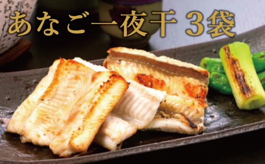 特製のタレに漬込み仕上げ あなご一夜干し(3袋)【穴子 干物 3袋 あなご アナゴ 一夜干し 肉厚大ぶり 高鮮度 特製 タレ 食べやすい 冷凍 真空 贈答 ギフト プレゼント 父の日 母の日】