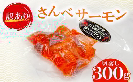 【訳あり】さんべサーモン切り落し 300g【サーモン 300g 切り落し サーモントラウト ニジマス サーモン さけ シャケ しゃけ sake 生食用 刺身 お刺身 刺し身 魚介類 海鮮 冷凍】