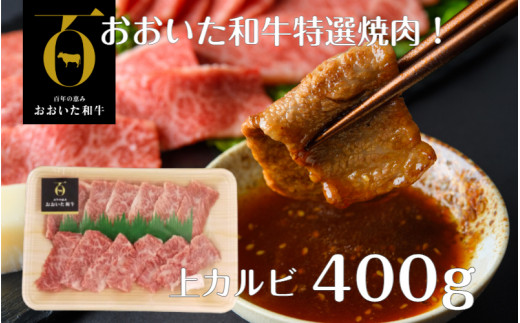 【A4～A5等級】おおいた和牛特選焼肉！（上カルビ400ｇ）_1853R