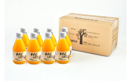 M080 みかんしぼり 180ml 8本セット